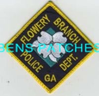 GEORGIA,FLOWERY BRANCH POLICE 1